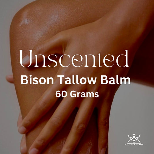 Unscented Organic Bison Tallow Balm [60 Grams]